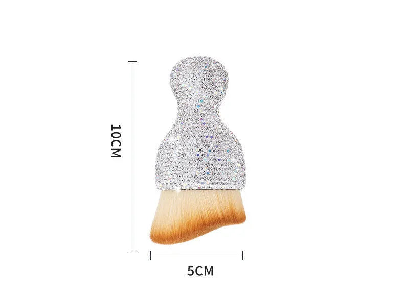 Car interior cleaning brush with soft PVC bristles in three colour options
