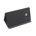 Folding wireless charging mouse pad set with luminous advertising area and optional Bluetooth mouse