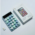 Wireless mini keyboard in Macaron colours with ABS plastic construction