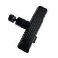 Black kitchen faucet nozzle extension with rotating joint and waterfall spray outlet