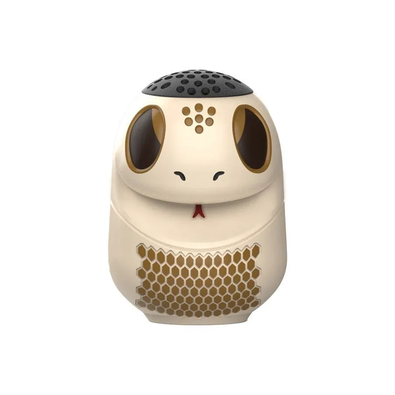 TK900 white wireless Bluetooth speaker with waterproof and drop-resistant construction