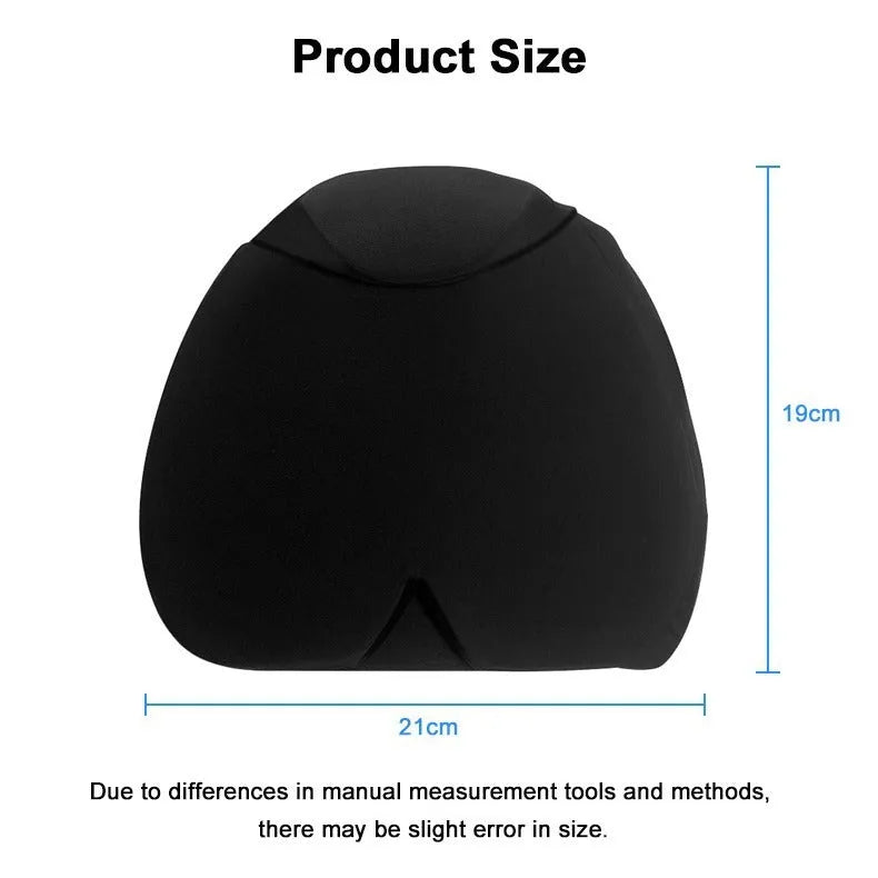 Simple solid colour cold compress cap with fully enclosed design in polyester material