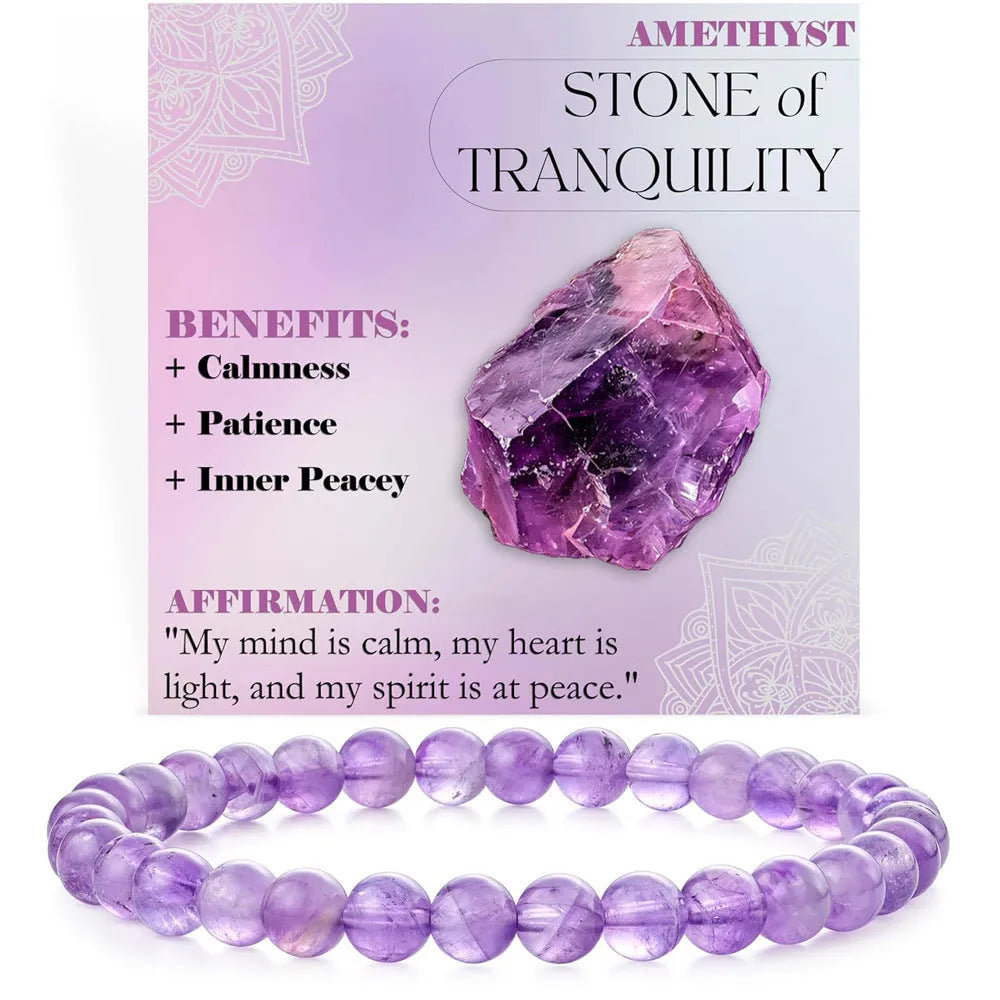 Handmade geometric bracelet made from 6mm agate stone beads on a wrist, showing the 18mm fit.