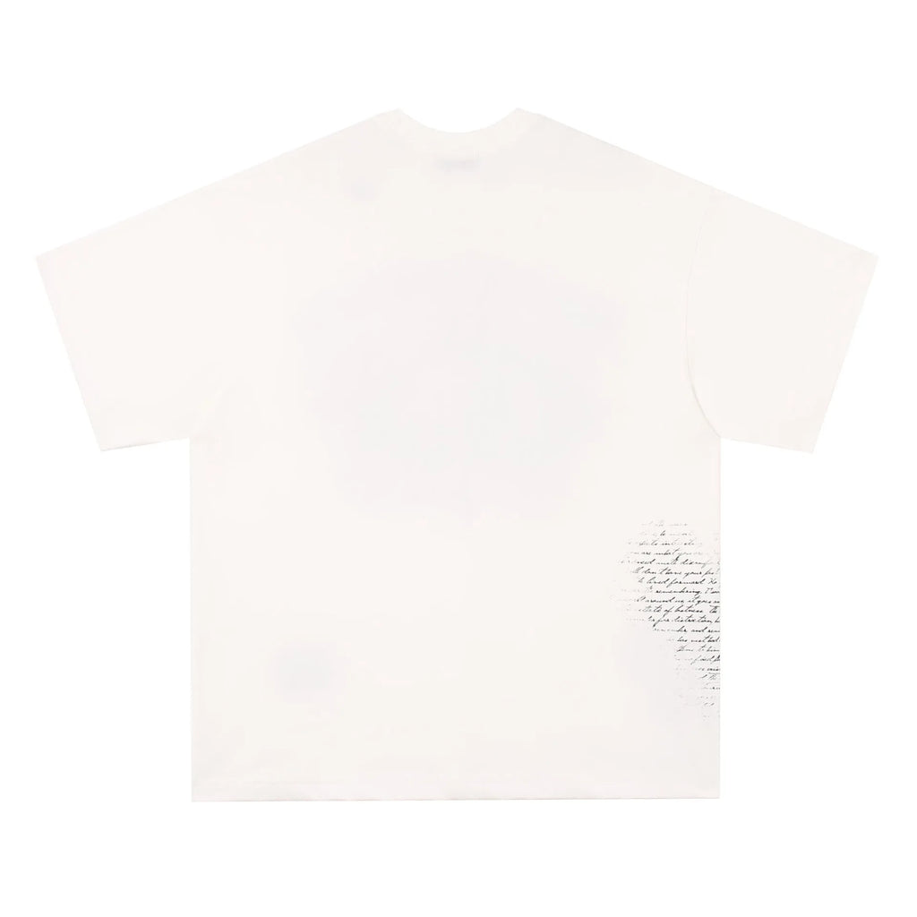American Retro Hip Hop Gothic T-shirt in pure cotton with letter pattern, short sleeves for summer