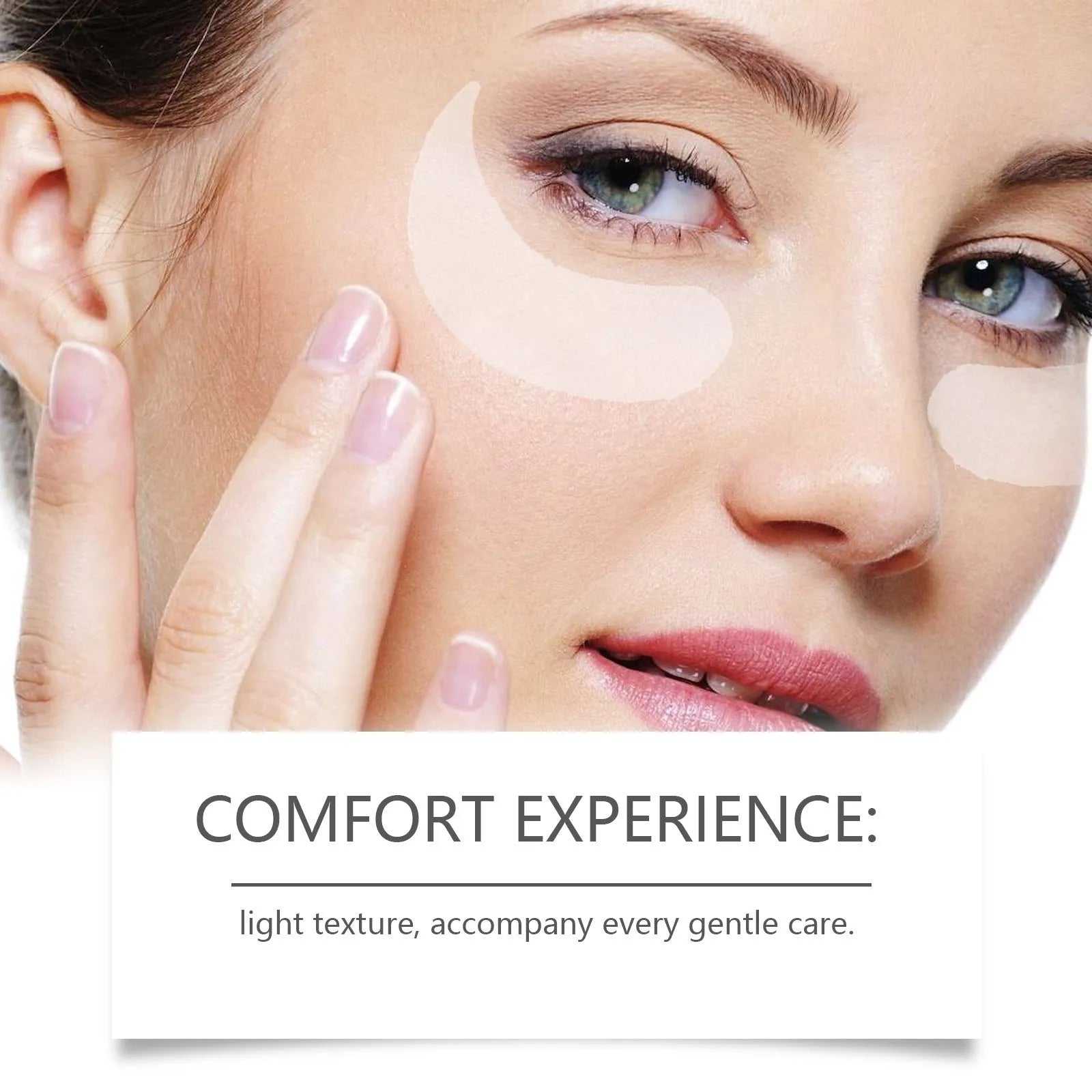 Elastic eye care microneedle patch for wrinkle treatment around eyes