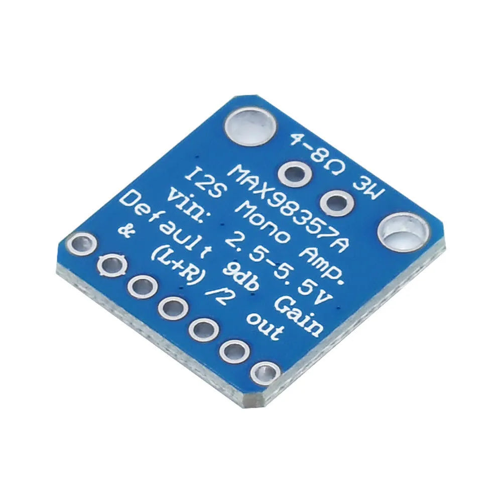 MAX98357A I2S audio amplifier module for Raspberry Pi and Arduino Zero with 5V power and 3W output