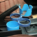 Car-mounted multifunctional storage cup holder and navigation bracket in five colour options