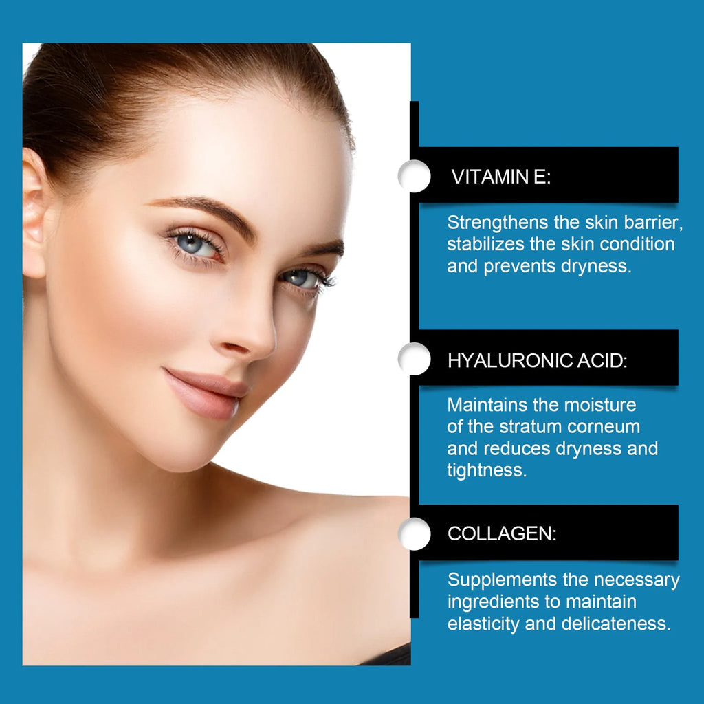 Pack of 5 forehead skincare patches for moisturising and nourishing with hyaluronic acid and collagen