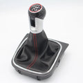Leather gear lever handball for Golf cars with 12mm installation hole and dust-sealing design