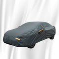 Grey PVC chemical fibre Volkswagen car cover with rainproof and sun protection shown in use