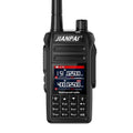 Interphone aviation headset with black plastic shell, dustproof function, and full band communication system