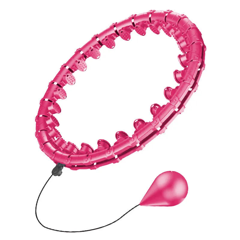 ABS plastic massage soft ball in pink blue or purple with detachable waist design for fitness