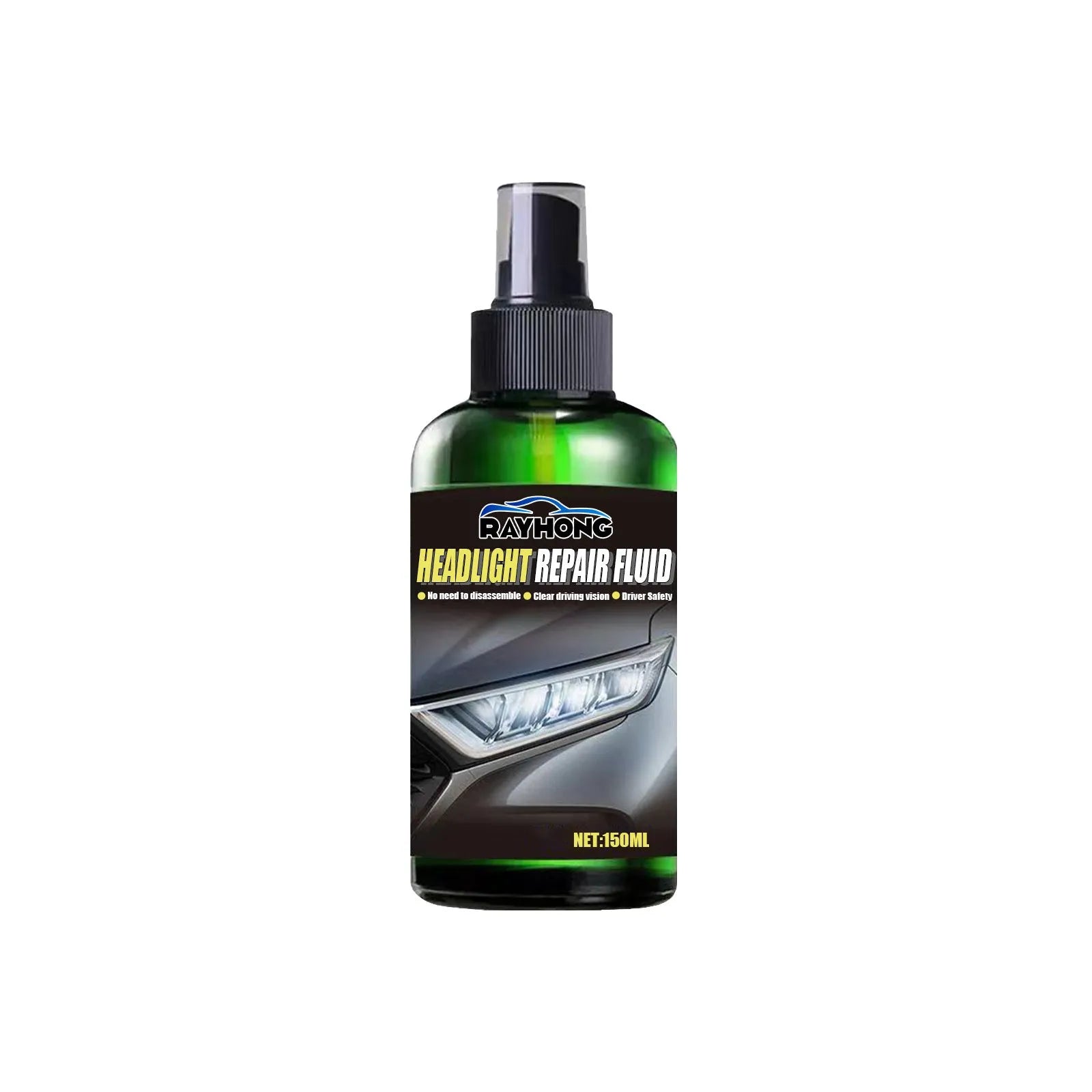 150ml car lamp repair liquid bottle for headlight restoration with nano titanium oxide formula