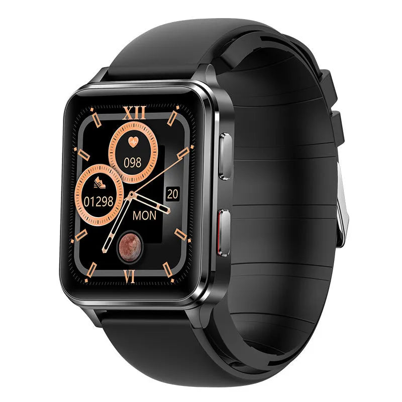 Air Type multi-sport watch with 1.70-inch screen on silicone wristband, showing heart rate display