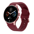46mm smartwatch with AMOLED display showing health metrics, available in multiple colour and strap options