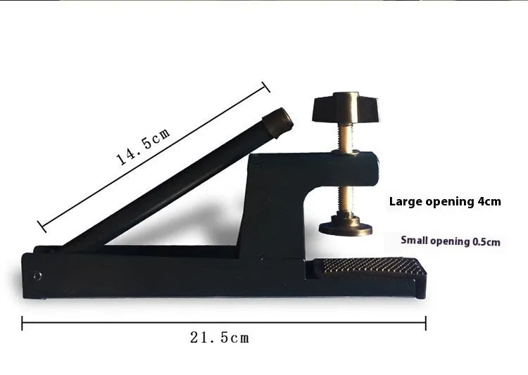 Universal large clip table tennis post with thickened steel construction for indoor open grid tables