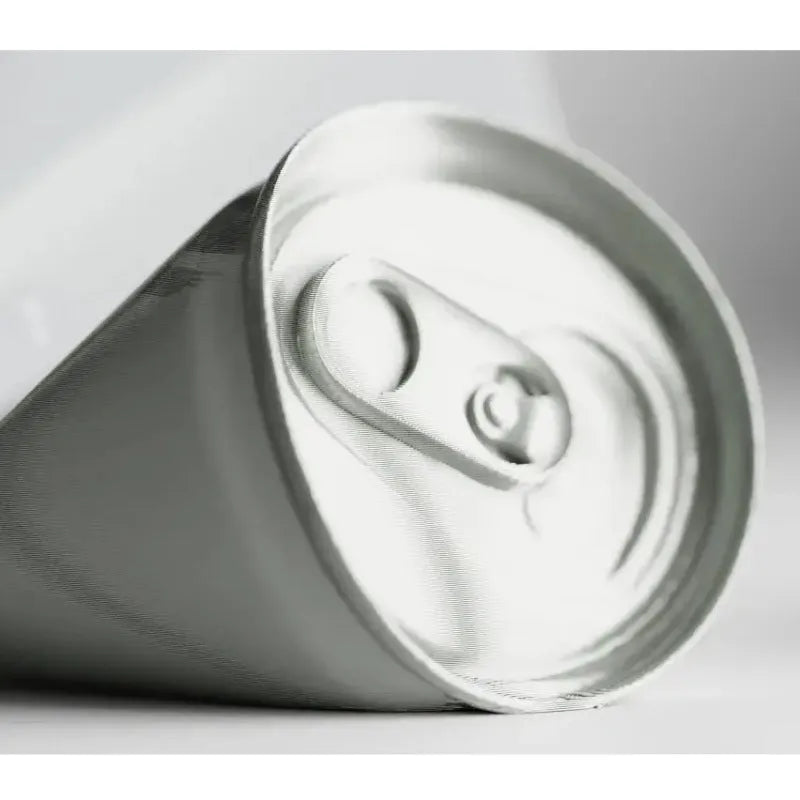 Silver soda can-shaped 3D-printed PLA mobile phone holder desk ornament for party gifting