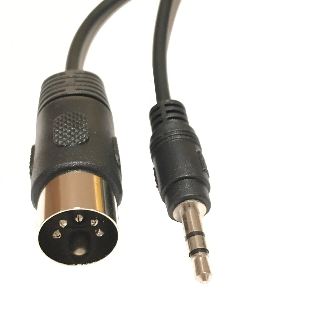 3.5mm audio plug rotary wiring cable with bare copper core and copper wire, single audio line