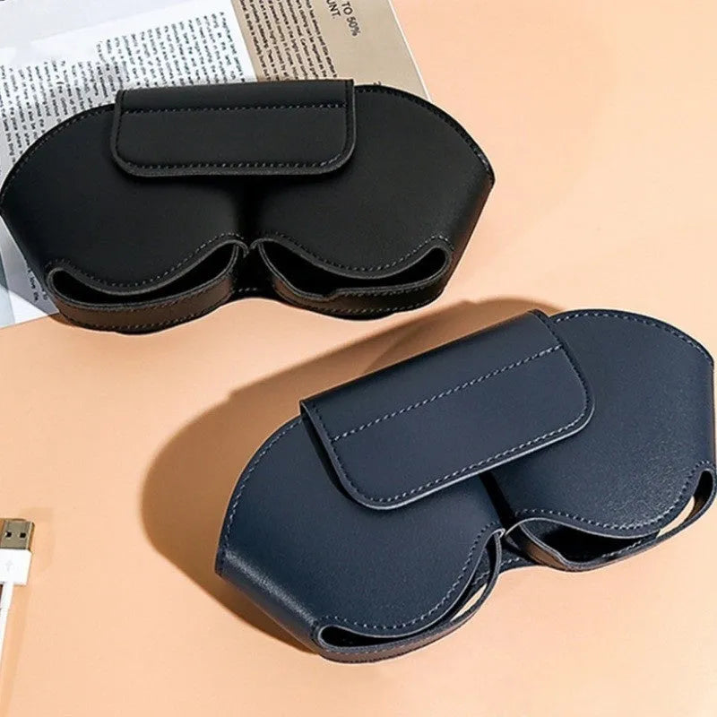 AirPods Max protective case in PU leather with sewing construction