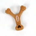 Dog chew bone with textured surface for dental cleaning, available in 8shape and Y shape options