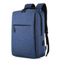 Large black sports backpack with USB charging port and multiple compartments