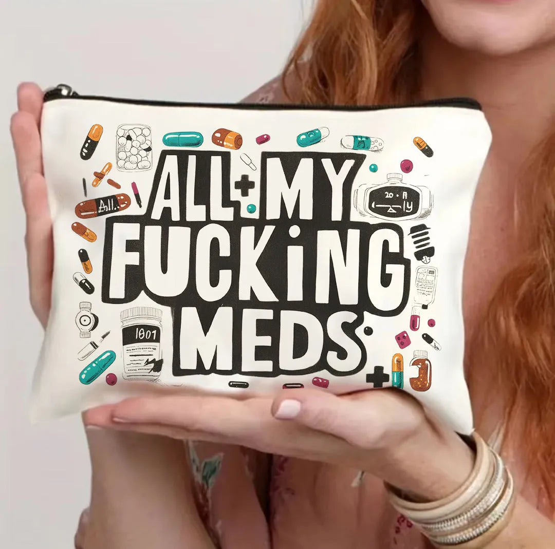 A lightweight polyester zipper cosmetic bag in one of five available colour choices.