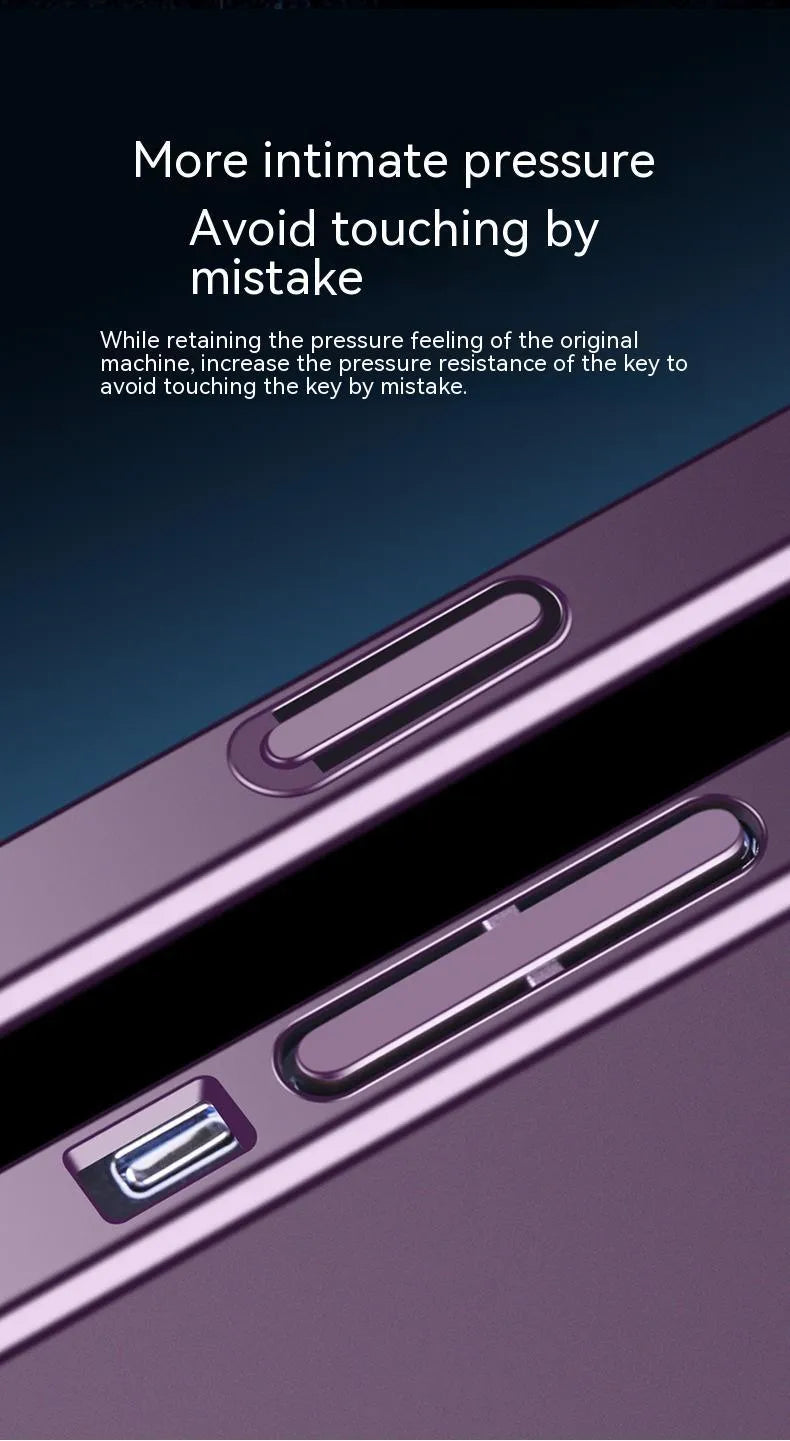 Transparent magnetic iPhone case with built-in kickstand shown in multiple colour options