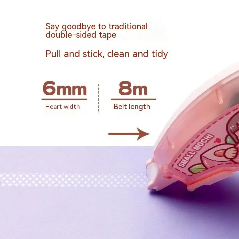 Hand Account dotting glue in plastic container with fruit-inspired colours including peach juice and blueberry juice