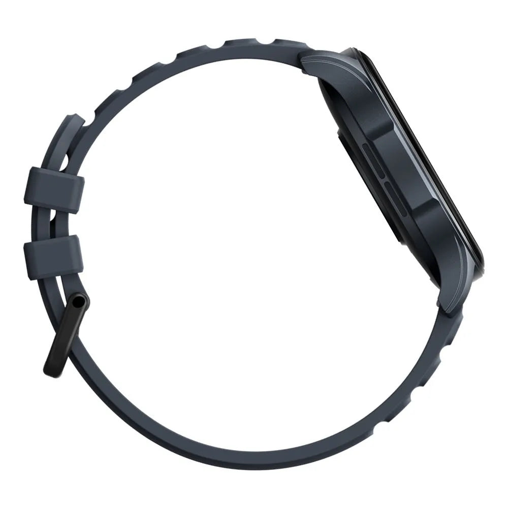 Btalk 3 Pro smart watch in grey colour showing AMOLED display with fitness stats.
