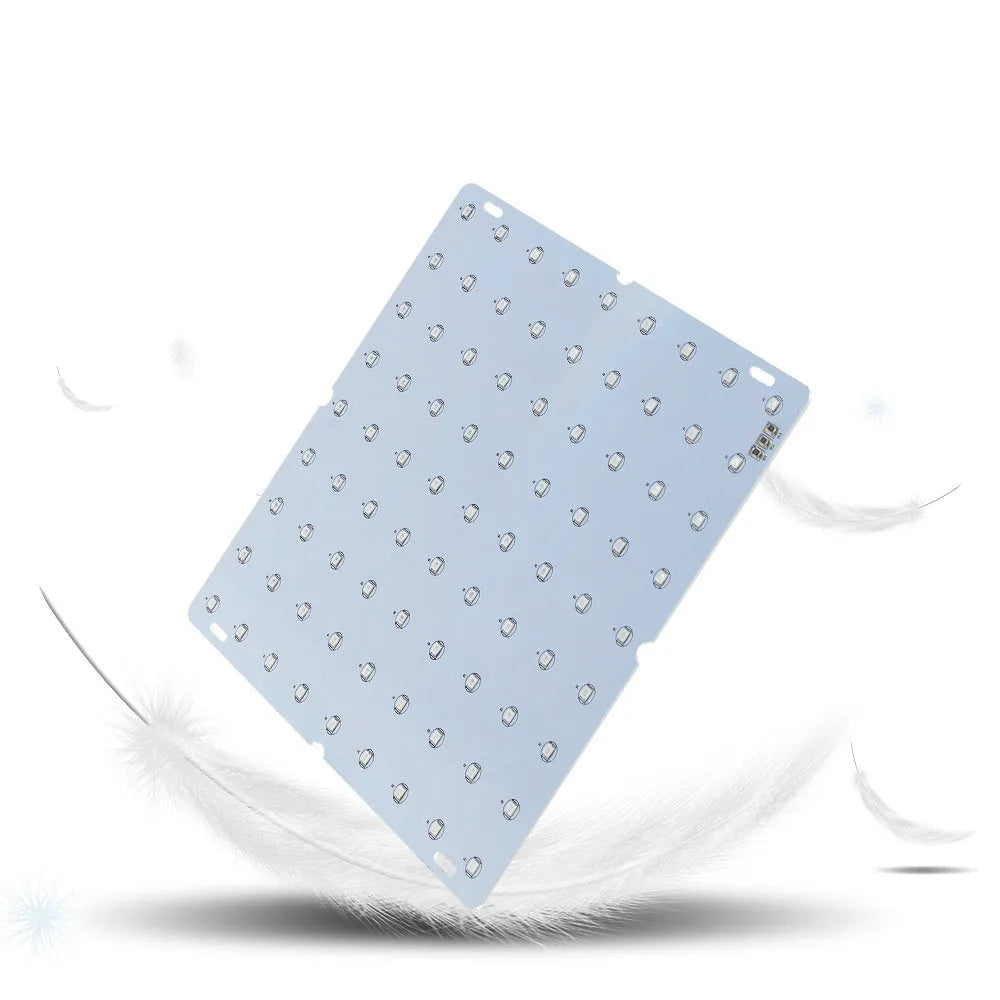 D-section aluminium LED grow light panel for indoor fruit and vegetable plants with UK plug