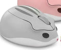 Hamster wireless mute mouse in grey, pink, or yellow with Bluetooth connectivity and compact size