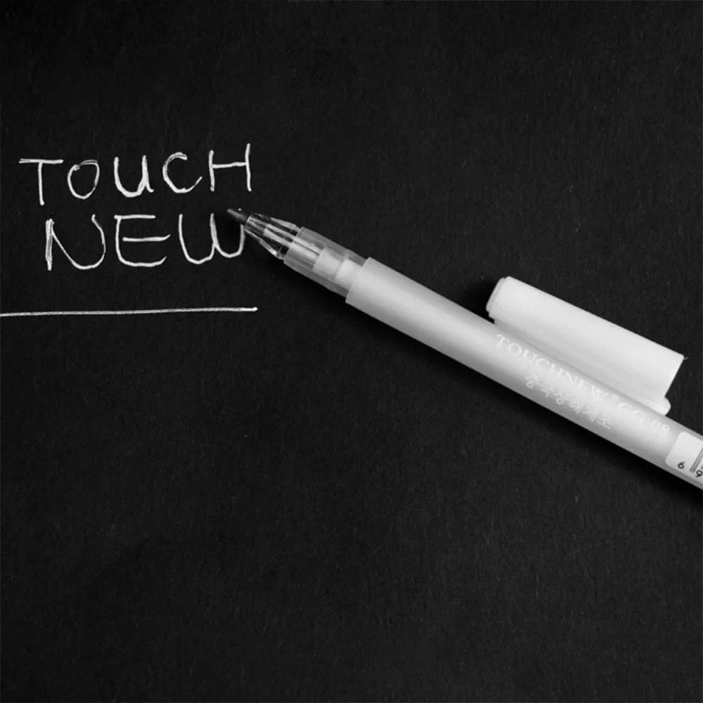 Touchnew highlight pen with 0.8mm tip for hand-painted stroke work in three metallic colours