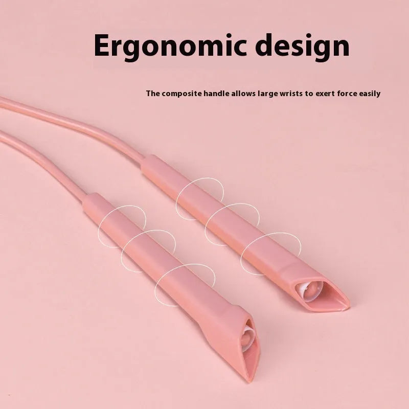 2.8 metre long fitness rope with plastic PVC handle in multiple colour options
