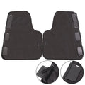 Suede car door mat in black, grey or khaki, 71x56cm rear seat protective cover for dogs