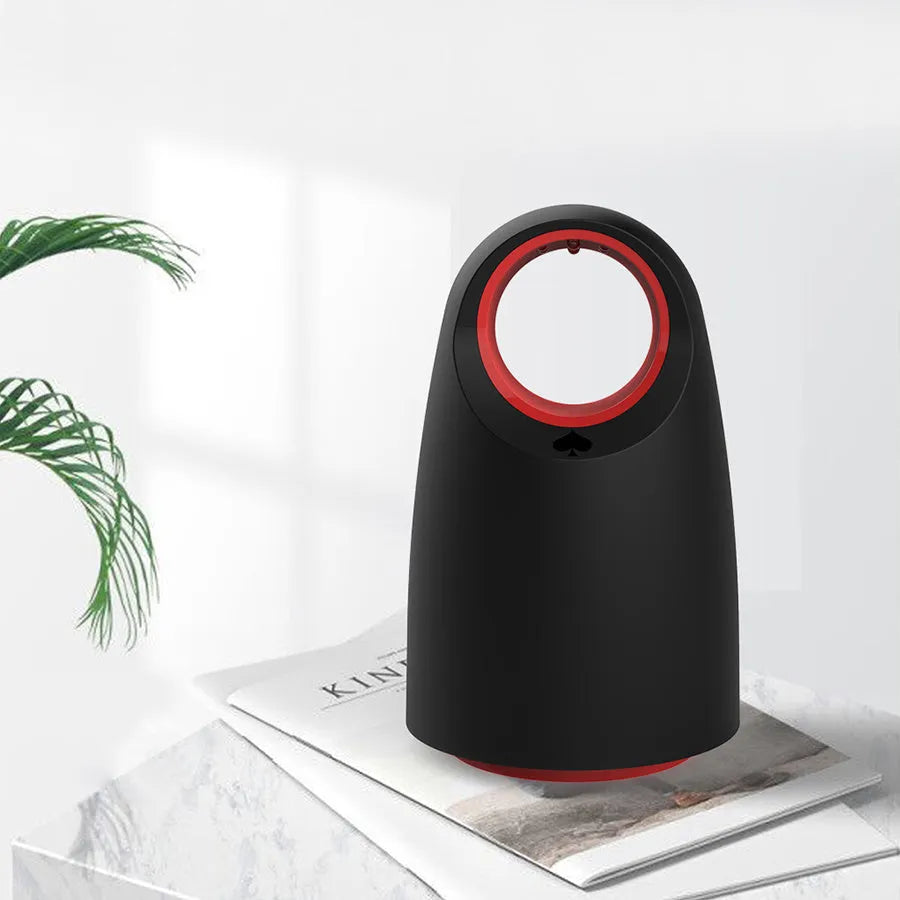 Black or white ABS plastic mosquito killer measuring 12x12x21.5cm with UV LED light and USB cable
