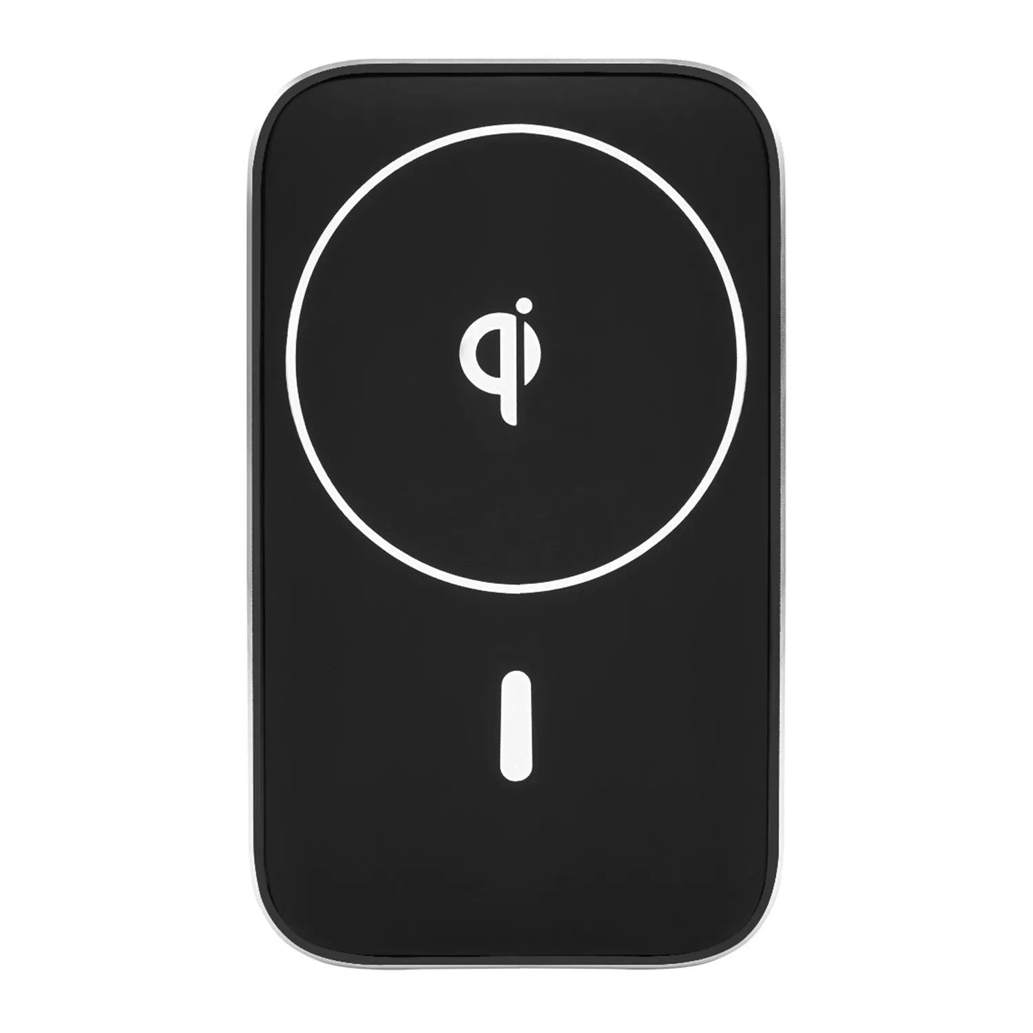 M6 magnetic wireless car charger mounted on vehicle air vent with phone attached