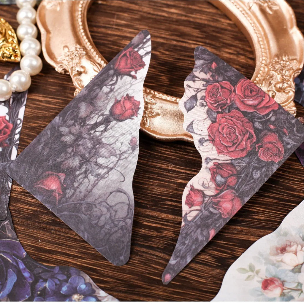 Set of 20 creative bookmarks in six colours including Spring Vine and Red Rose with modern simplicity design