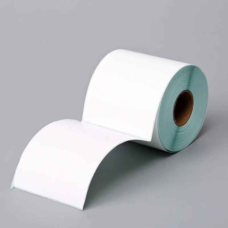 10x15cm thermal paper roll with 500 sheets, white thermal paper for thermal printers