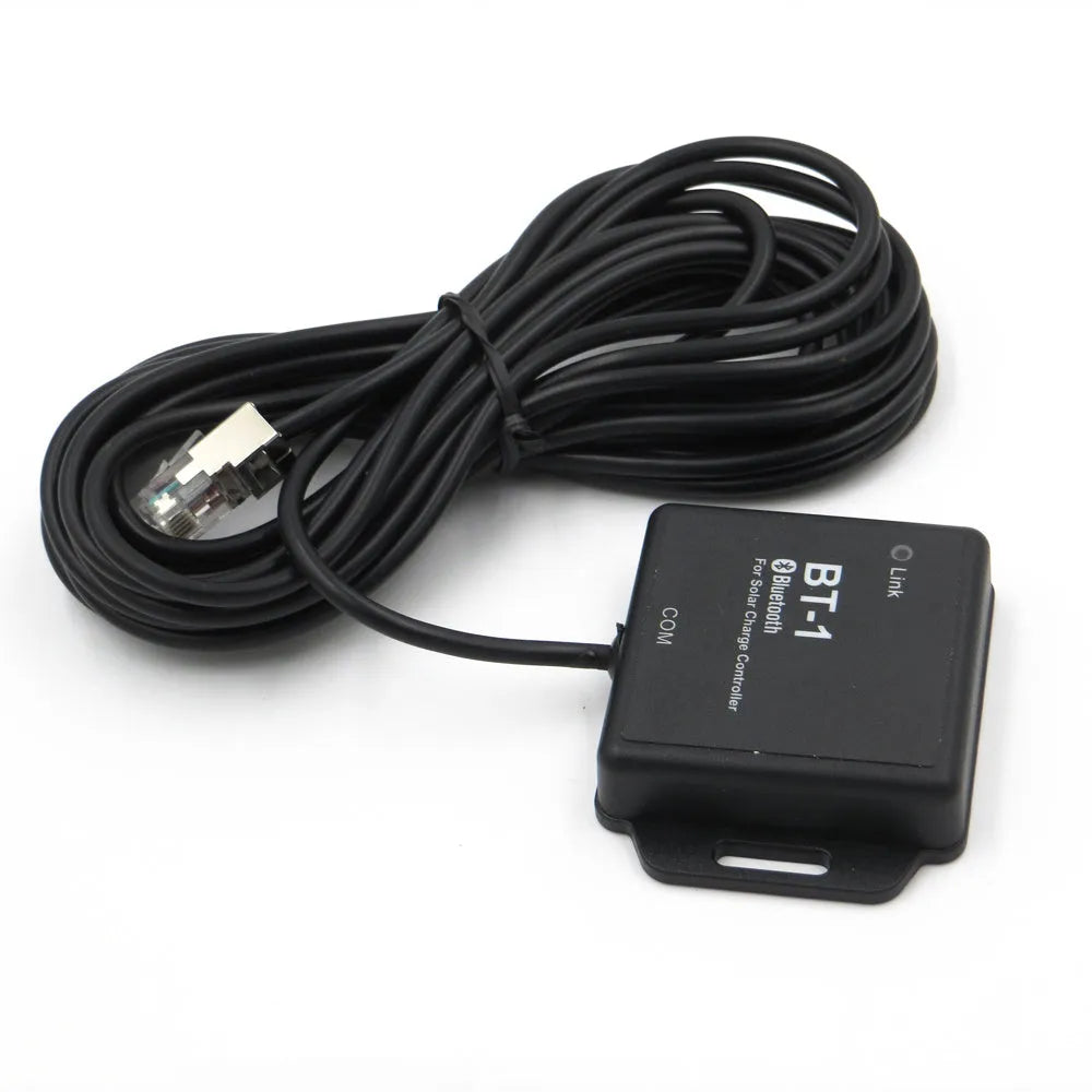 BT-1 solar panel controller with Bluetooth connectivity for 12V and 24V battery systems
