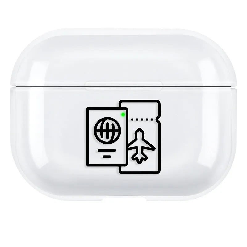 AirPods Pro 3 hard PC protective shell back cover case in a solid colour.