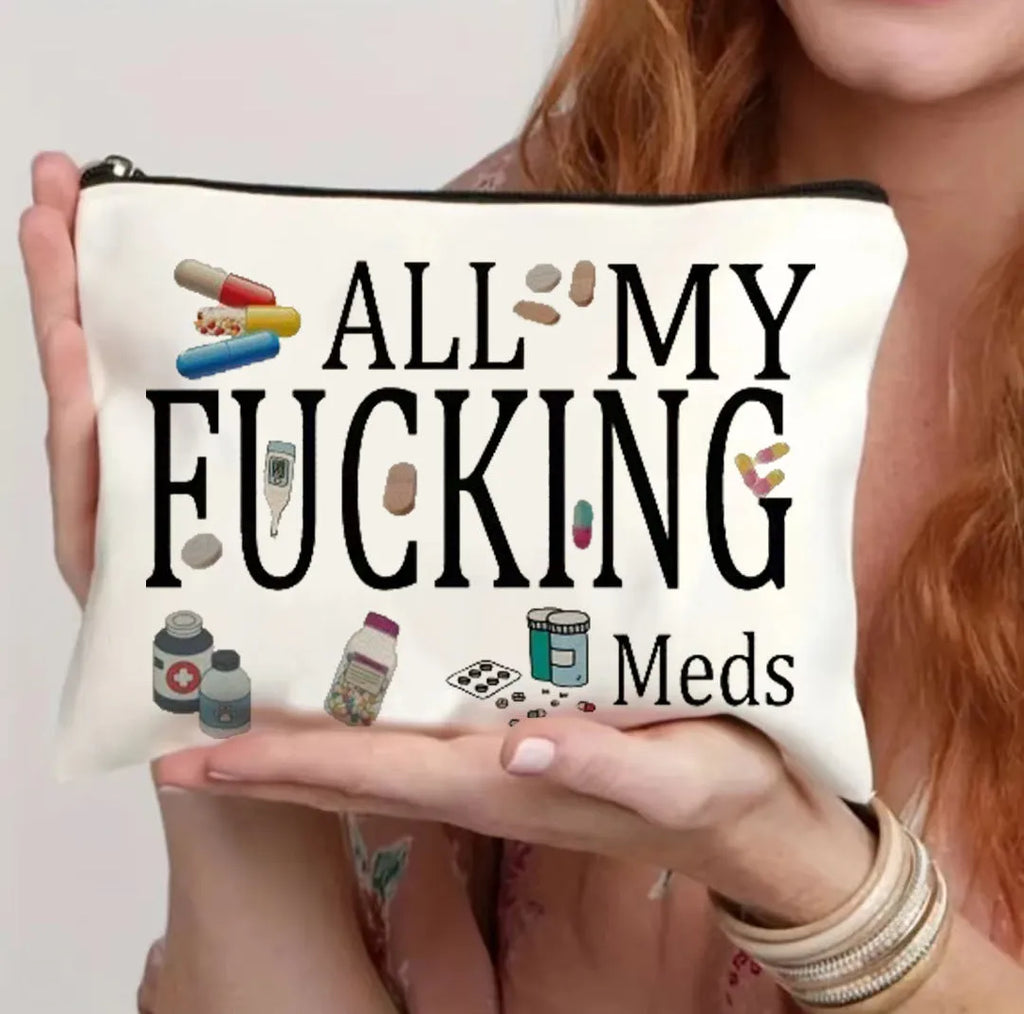A lightweight polyester zipper cosmetic bag in one of five available colour choices.