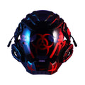 Black full-face prop mask with lightweight 300g design for party use