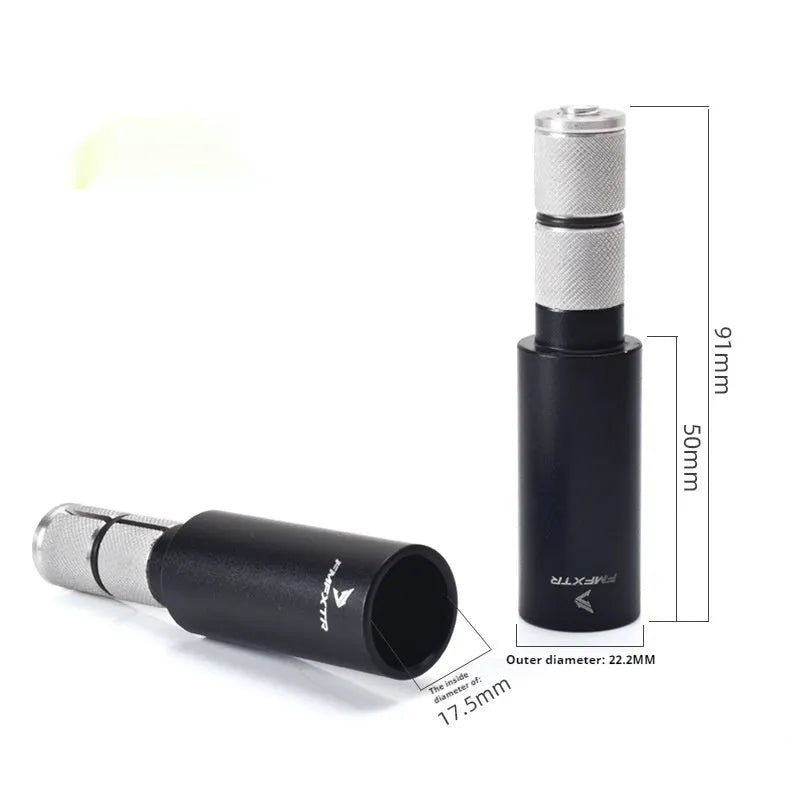 Aluminium alloy folding bike handlebar extension rod for car mounting with 15-20mm range