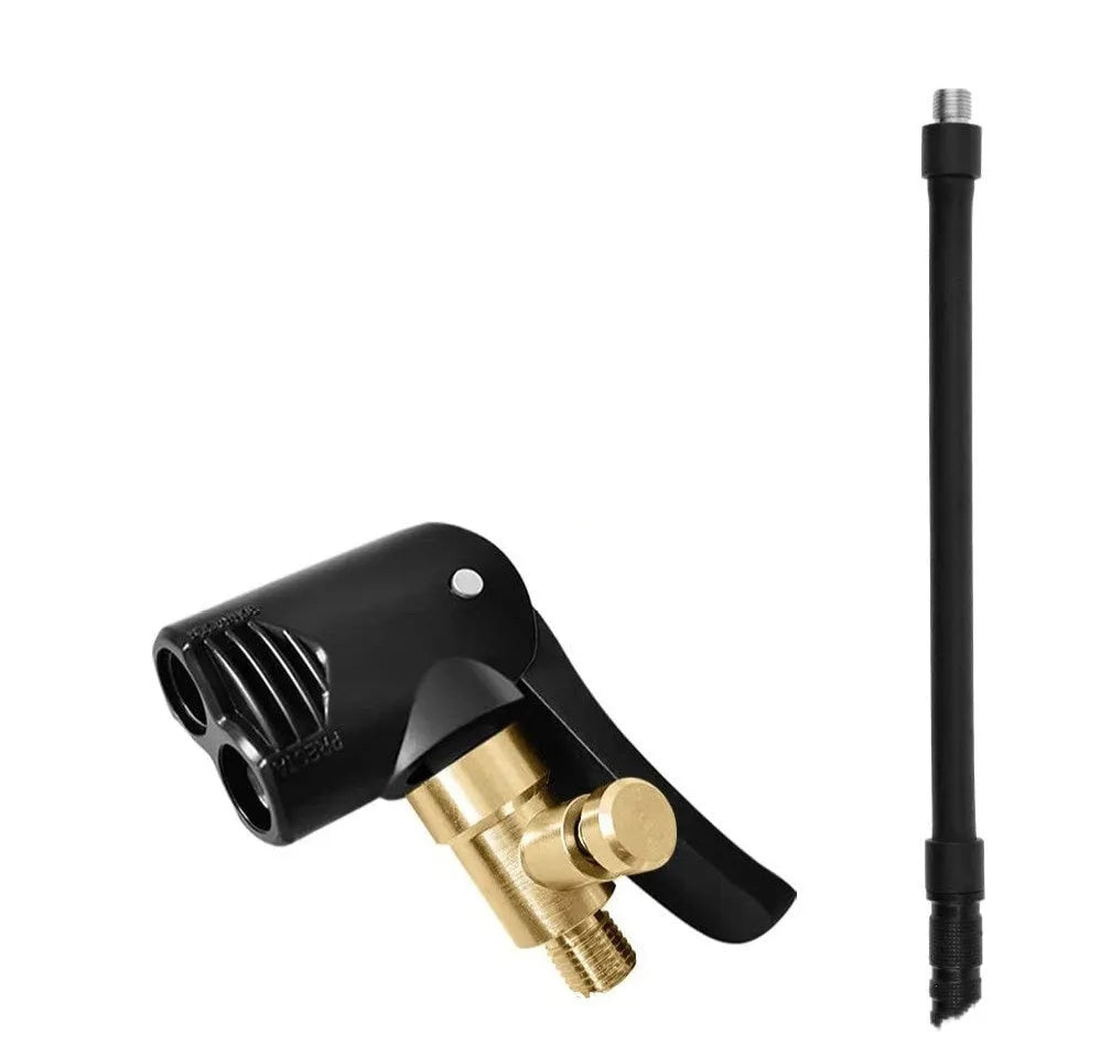 Vehicle air conversion inflatable chuck with 220W power and USB charging port