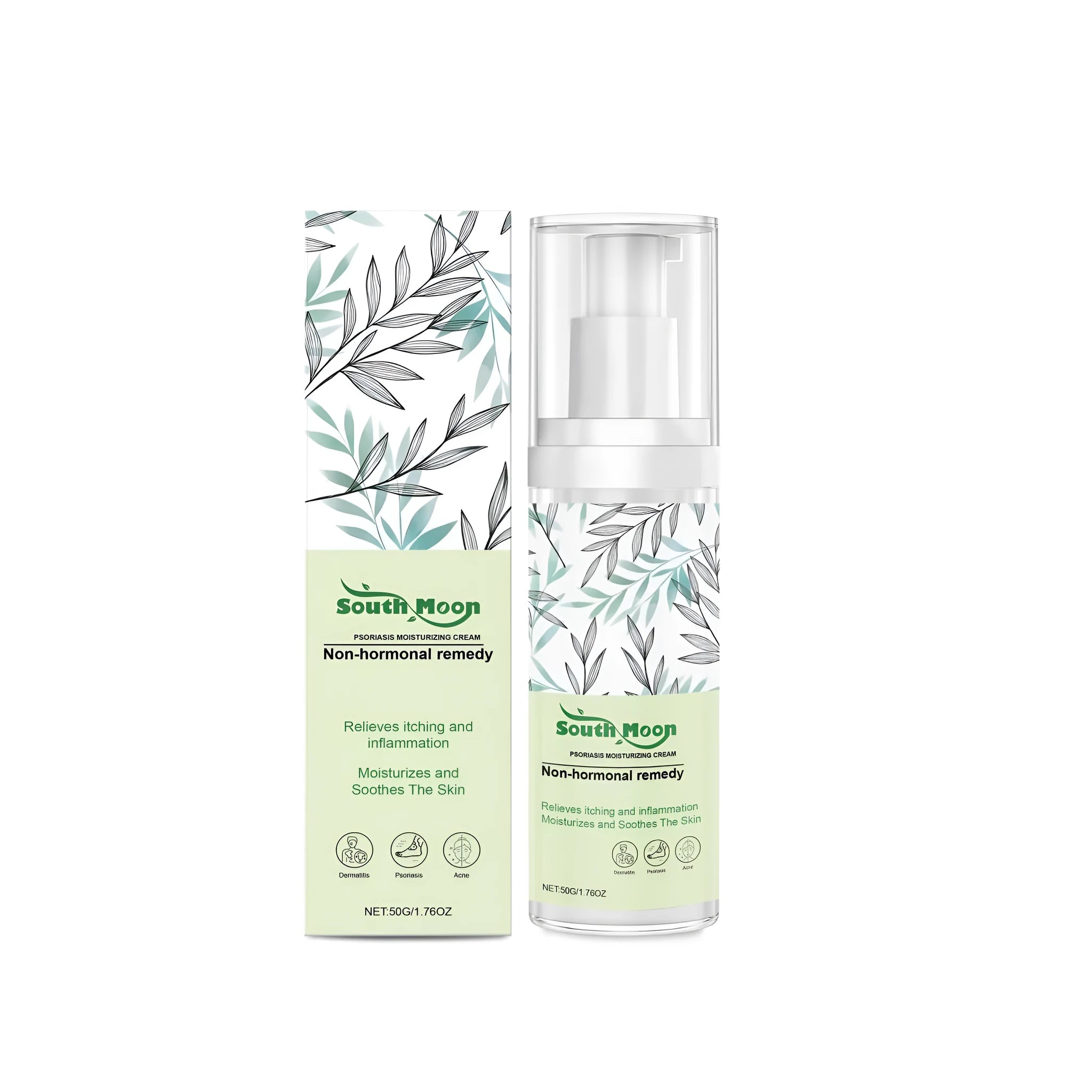 50g skin repair moisturising cream with tea tree oil and aloe leaves