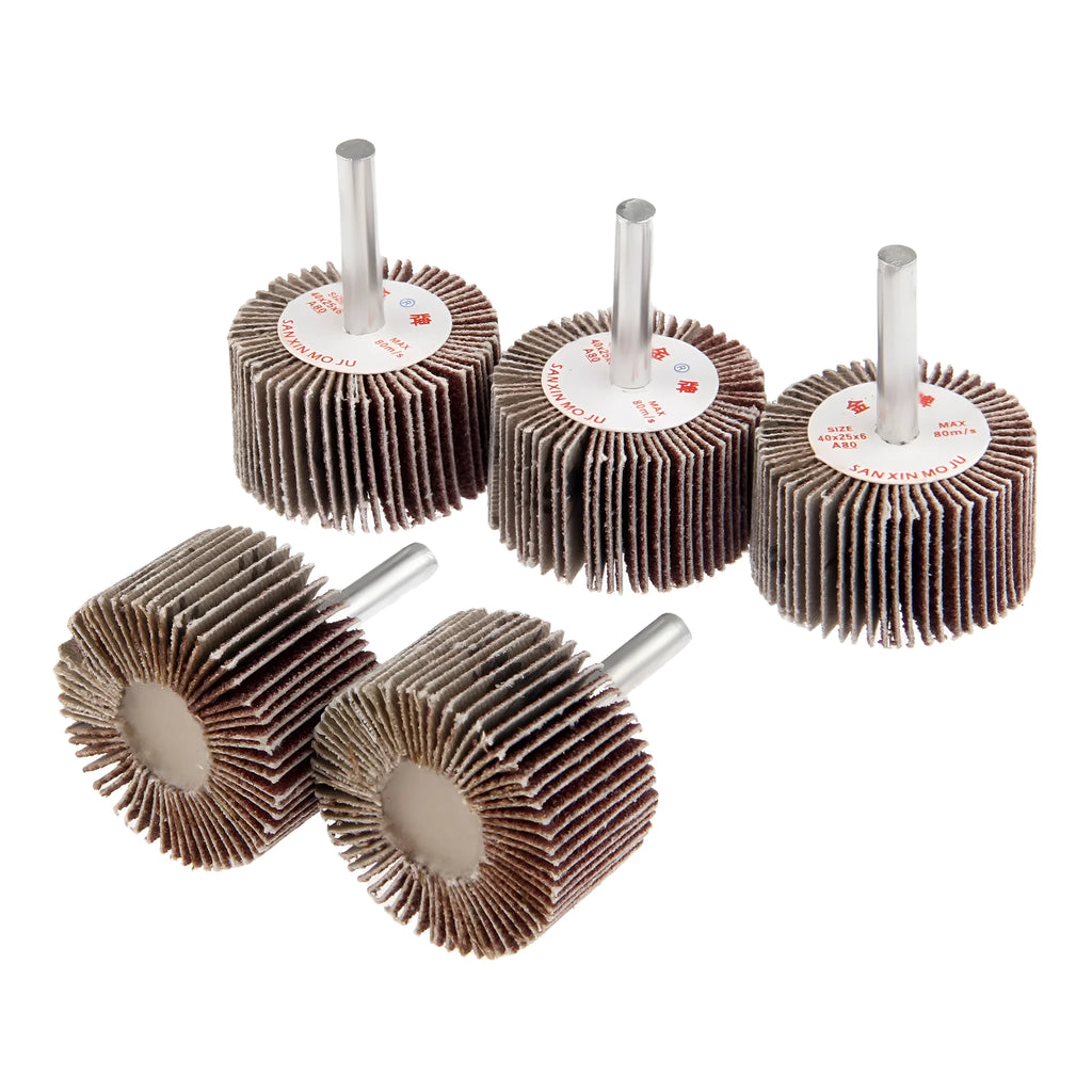 40mm electric drill grinding head with 6mm shank, 80 grit wool polishing wheel, coarse or fine sand.