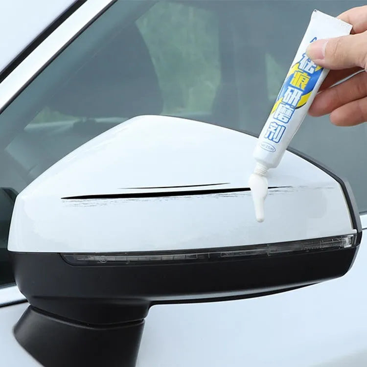 Automotive paint repair pen set with touch-up pen, wax, sponge, and sandpaper for car scratch repairs