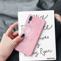Painted pure colour black phone case for Huawei P20 Pro on a white background