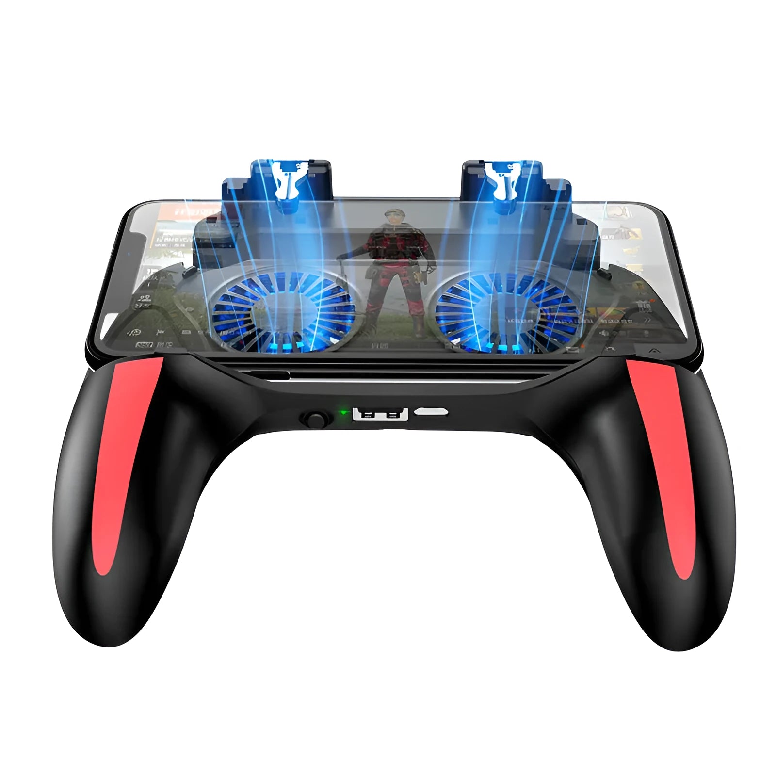 H10 game controller with touch screen interface for mobile gaming on smartphones
