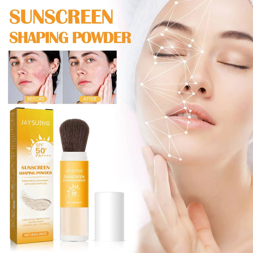 8g translucent loose setting powder compact for oily skin with oil control properties